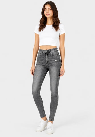 Skinny Jeans di Elara in grigio