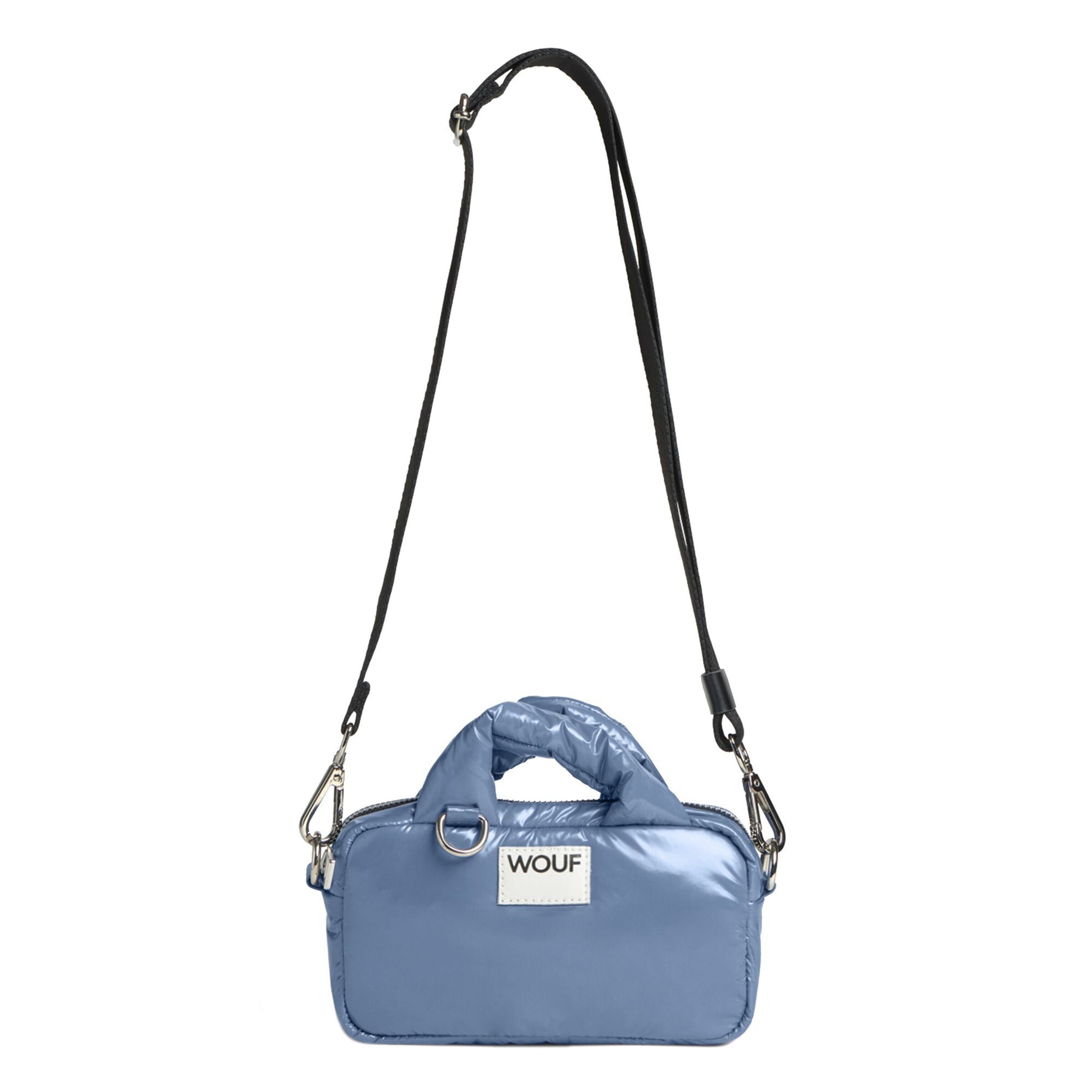 Borsa a mano 'Glossy' di Wouf in blu: frontale