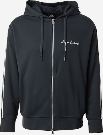Veste de survêtement ARMANI EXCHANGE en bleu : devant