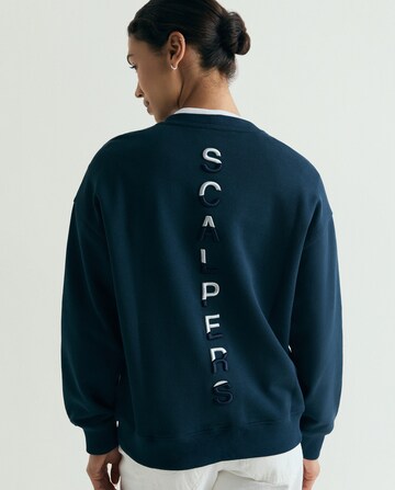 Scalpers Broken Letters Sweater ' ' in Blau
