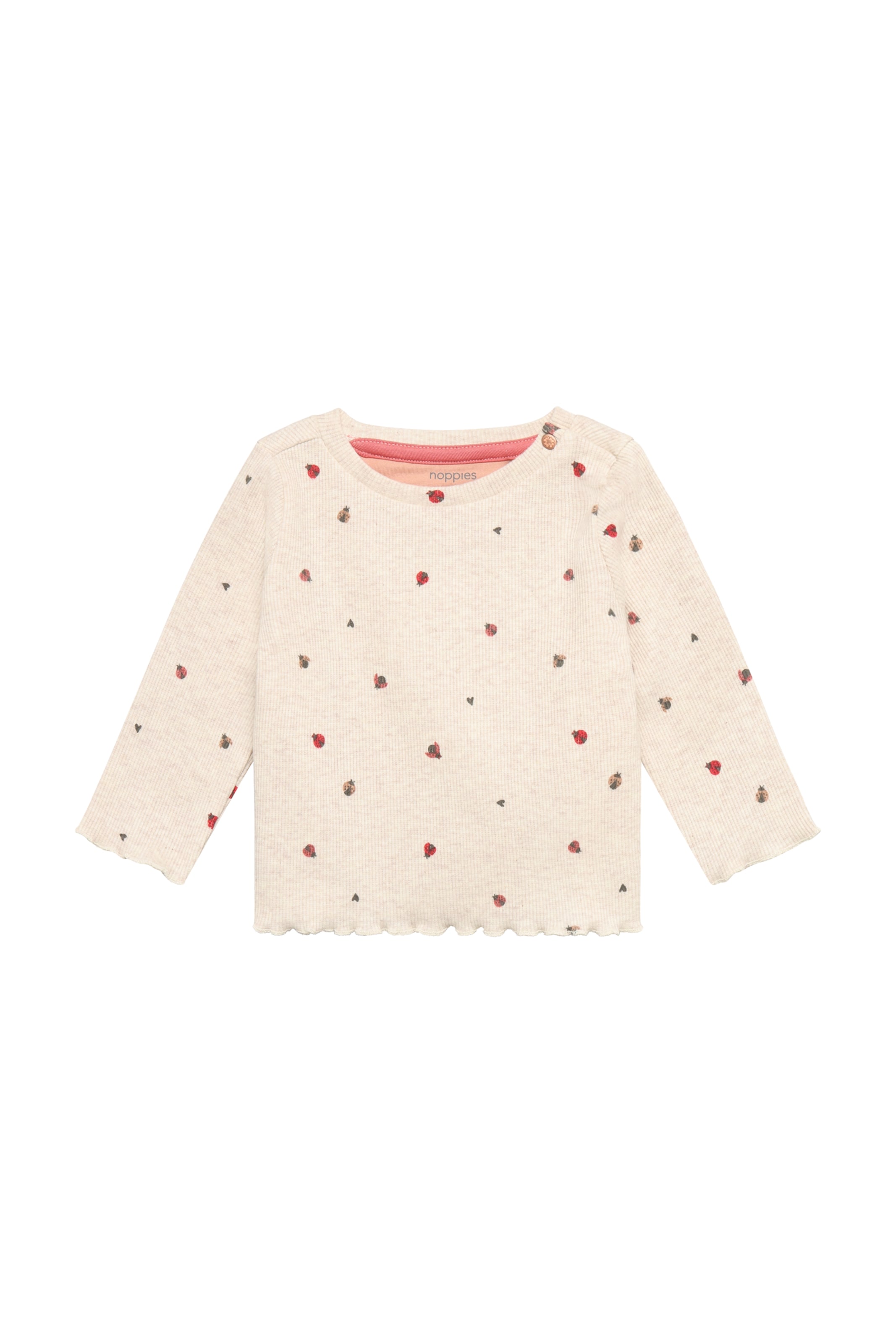 Noppies Shirt in Beige: voorkant