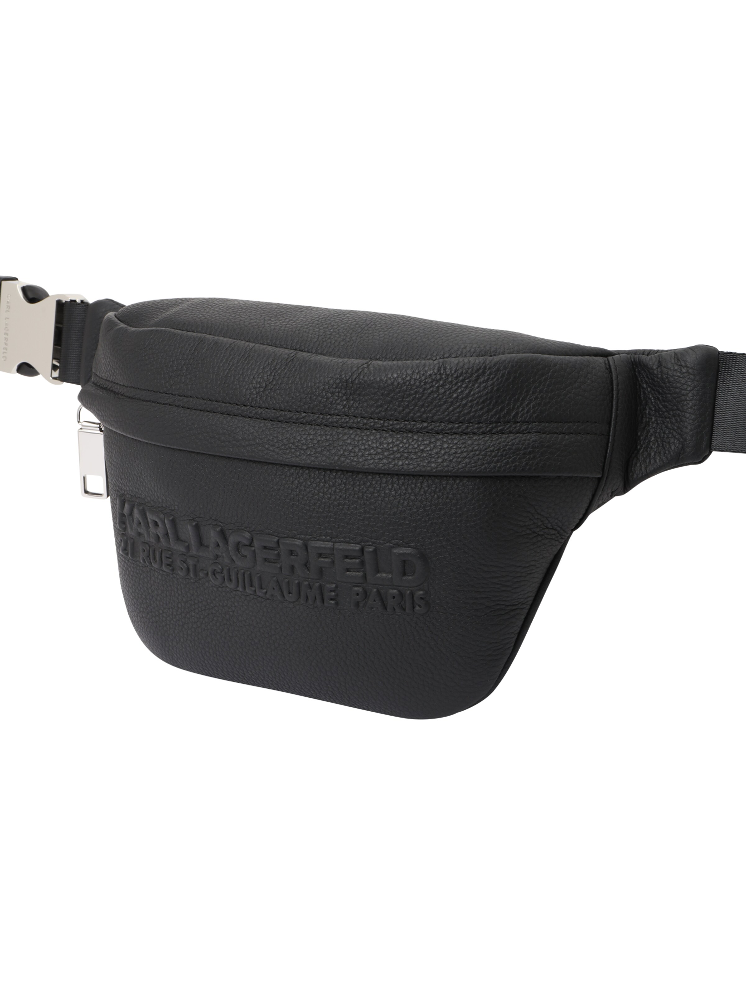 Karl Lagerfeld Torbica za okrog pasu | črna barva