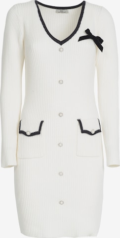 balta Influencer Suknelė: priekis