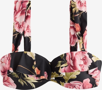 Next T-Shirt Bikinitoppi värissä musta: etupuoli