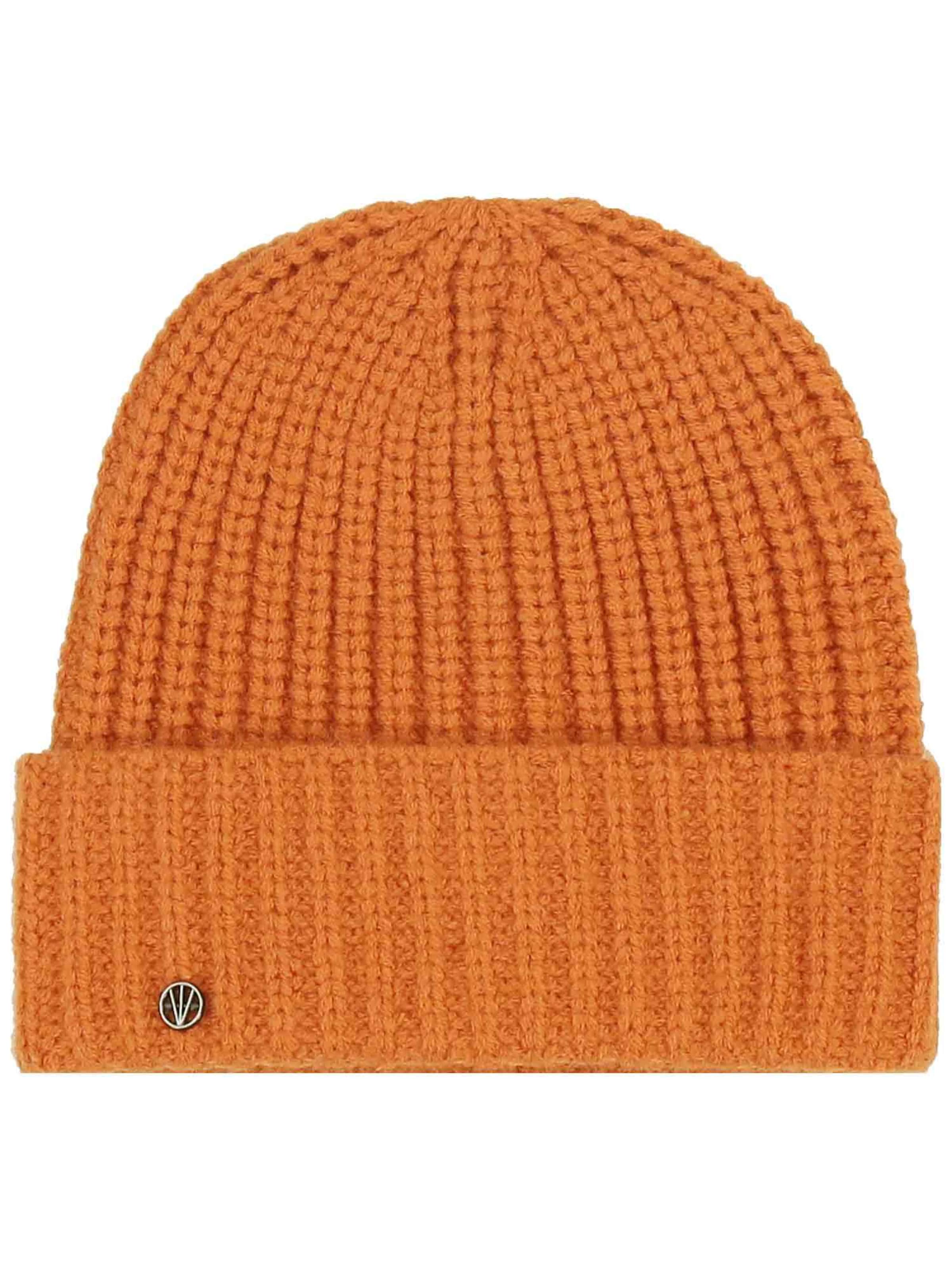 LOEVENICH Beanie in Orange: front