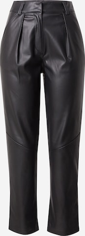 TOPSHOP Regular Laskoshousut värissä musta: etupuoli