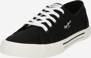juoda Pepe Jeans Sportbačiai be auliuko 'BRADY': priekis