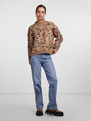 PIECES Pullover 'JOELLA' i brun