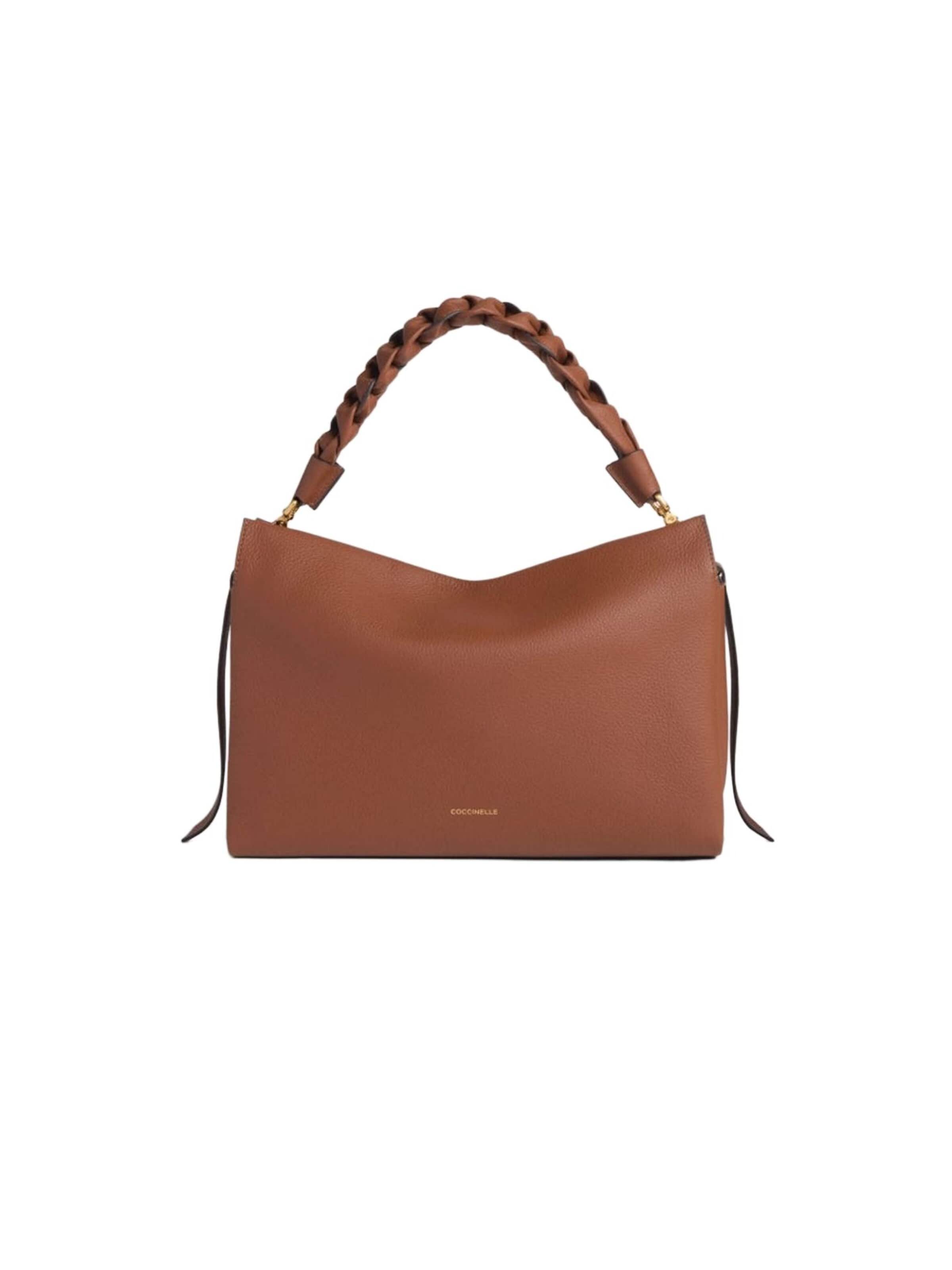 Borsa a mano 'Boheme Grana Double Shoulder Bag' di Coccinelle in marrone: frontale