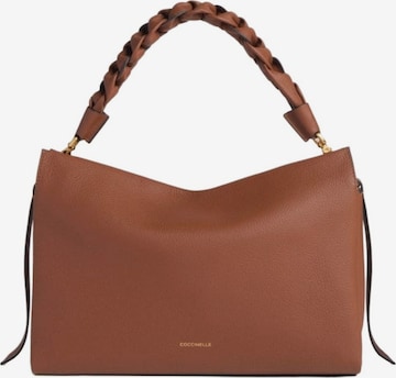 Borsa a mano 'Boheme Grana Double Shoulder Bag' di Coccinelle in marrone: frontale