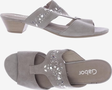 GABOR Sandals & High-Heeled Sandals in 37,5 in Grey: front