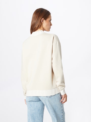 Key Largo Sweatshirt 'GRATEFUL' i beige