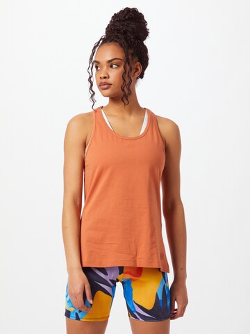 Haut de sport Superdry en orange : devant