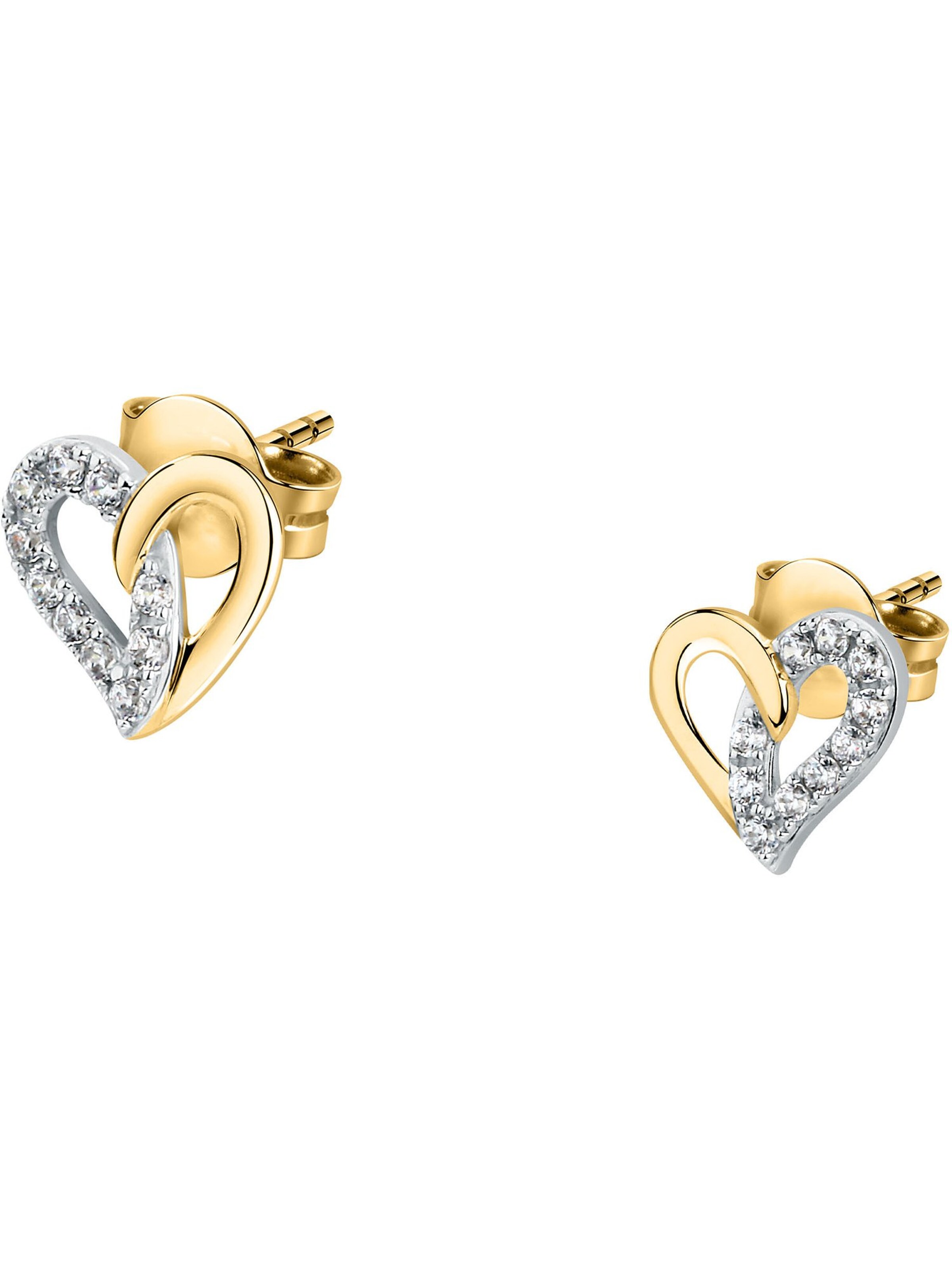 FAVS Earrings in Gold: front