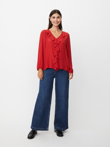 Chemisier Masai en rouge