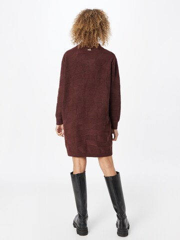 TOM TAILOR DENIM Knitted dress in Brown