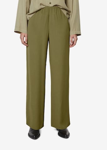 Marc O'Polo Wide leg Pants in Green: front