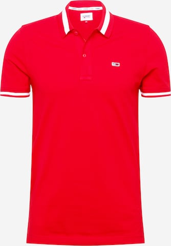 T-Shirt Tommy Jeans en rouge : devant