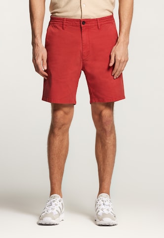 Regular Pantalon chino 'Jack' Shiwi en rouge : devant