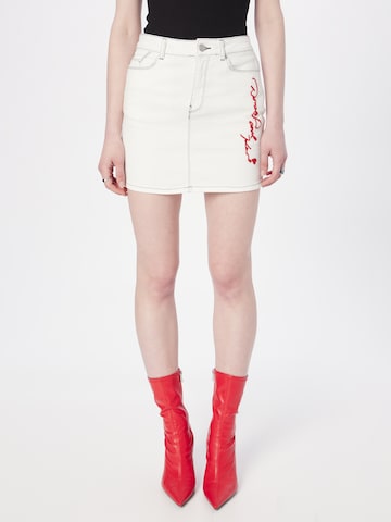 Karl Lagerfeld - Falda en blanco: frente