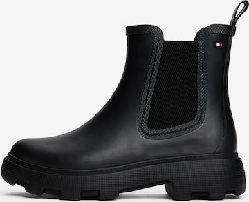 melns TOMMY HILFIGER Gumijas zābaki: no priekšpuses