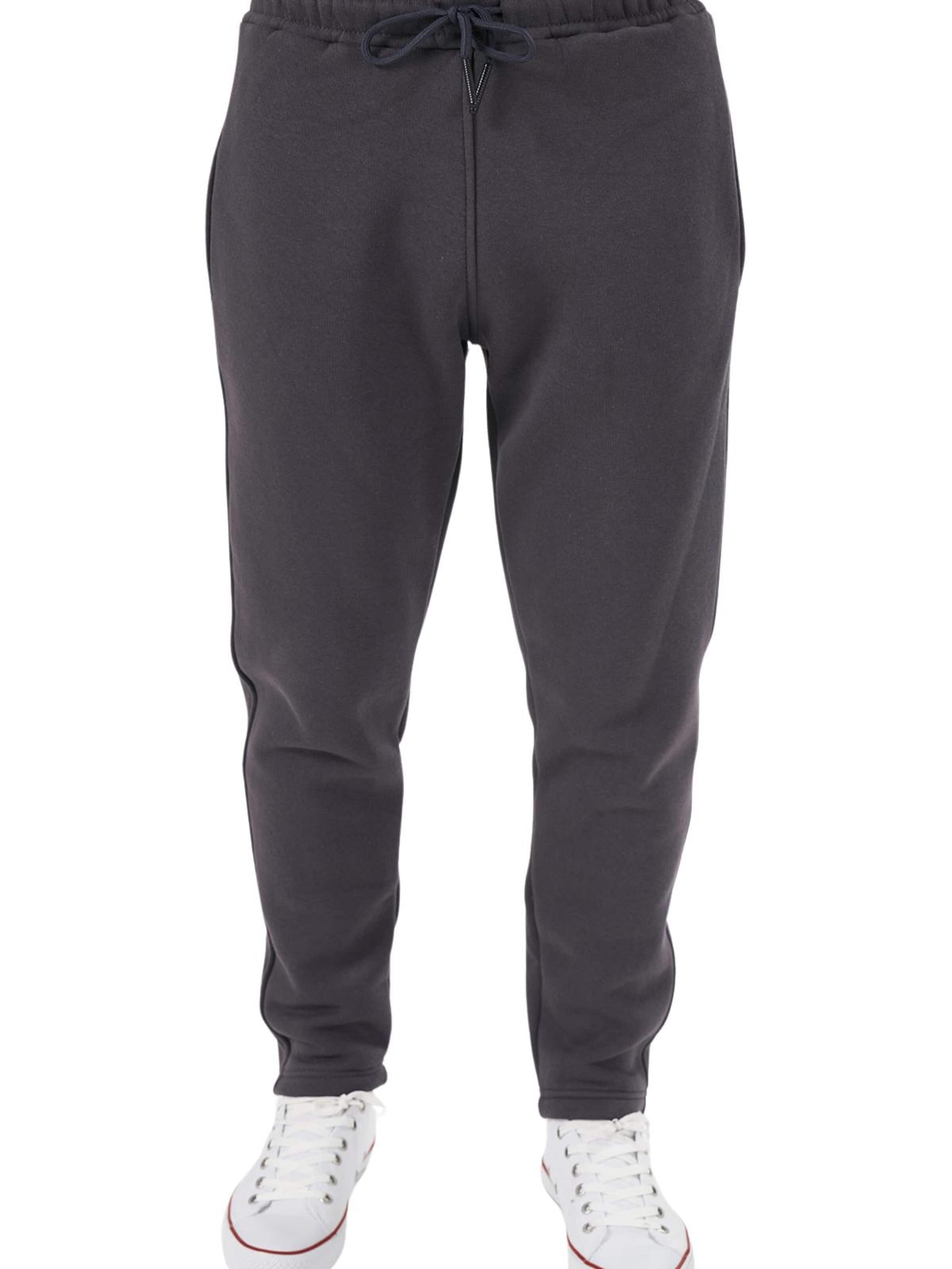 LOUIS LECLER Slim fit Trousers 'Lucien' in Grey