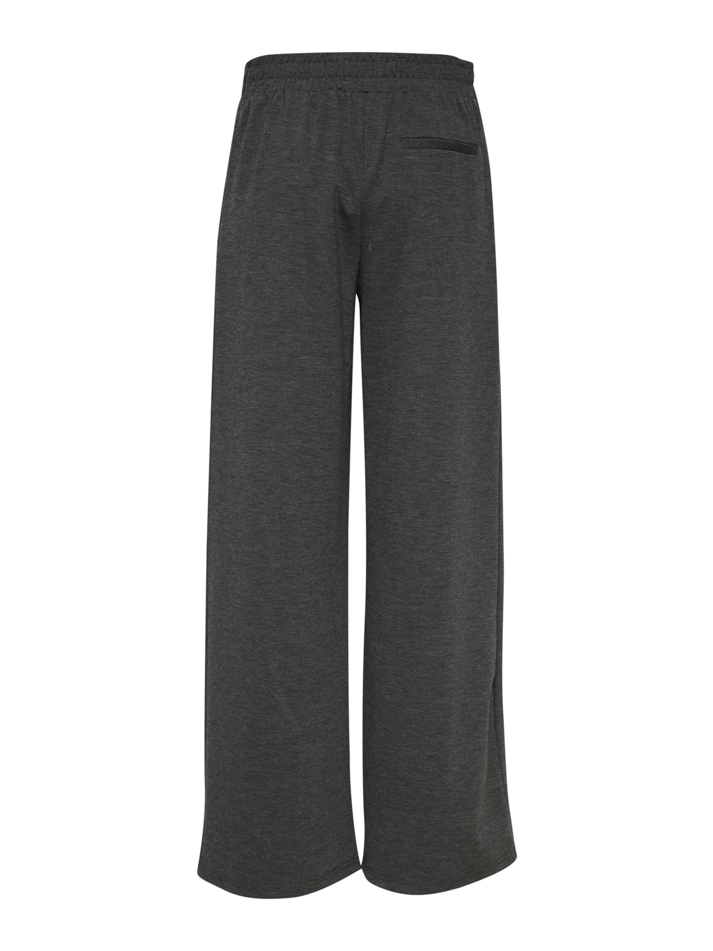 ICHI Широкий Брюки со складками 'IHKate' в Серый