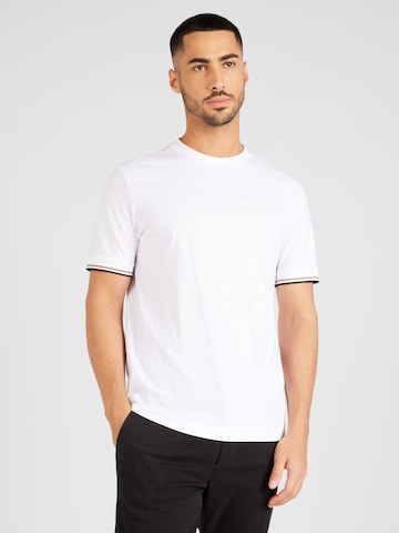 T-Shirt 'Thompson 04' BOSS en blanc : devant