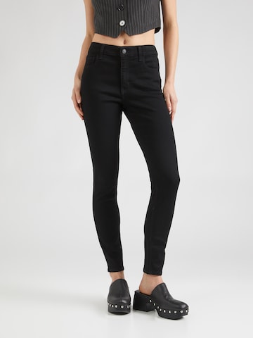 HOLLISTER Skinny Jeans i svart: framsida