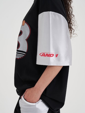 AND1 T-Shirt in Schwarz