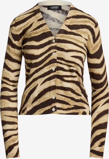 Kardiganas iš Lauren Ralph Lauren, spalva – kremo / juoda, Prekių apžvalga