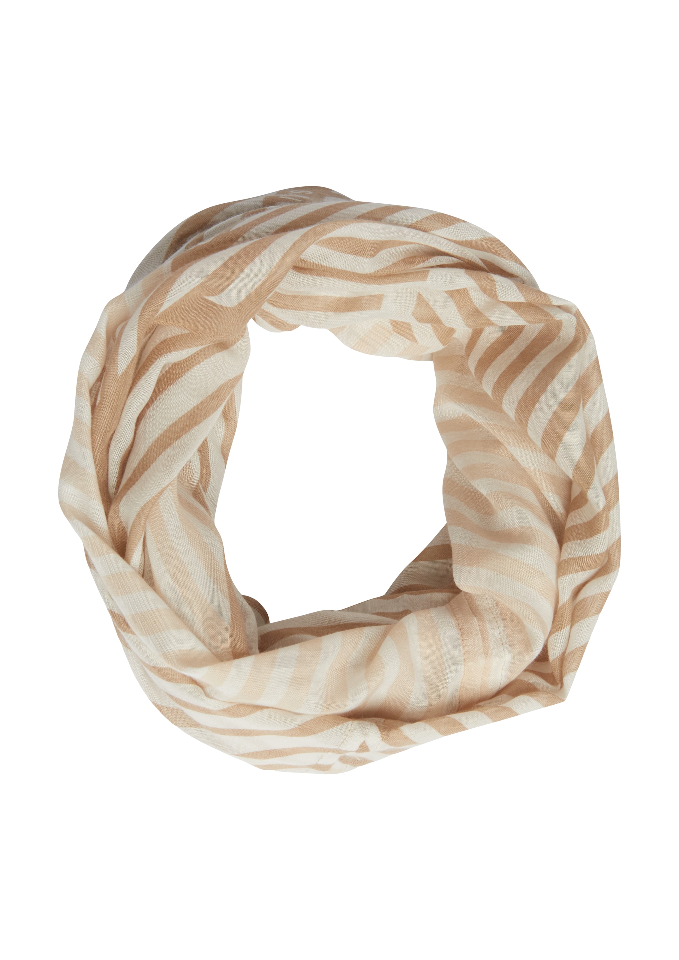 s.Oliver Schal in camel / ecru / hellbeige, Produktansicht