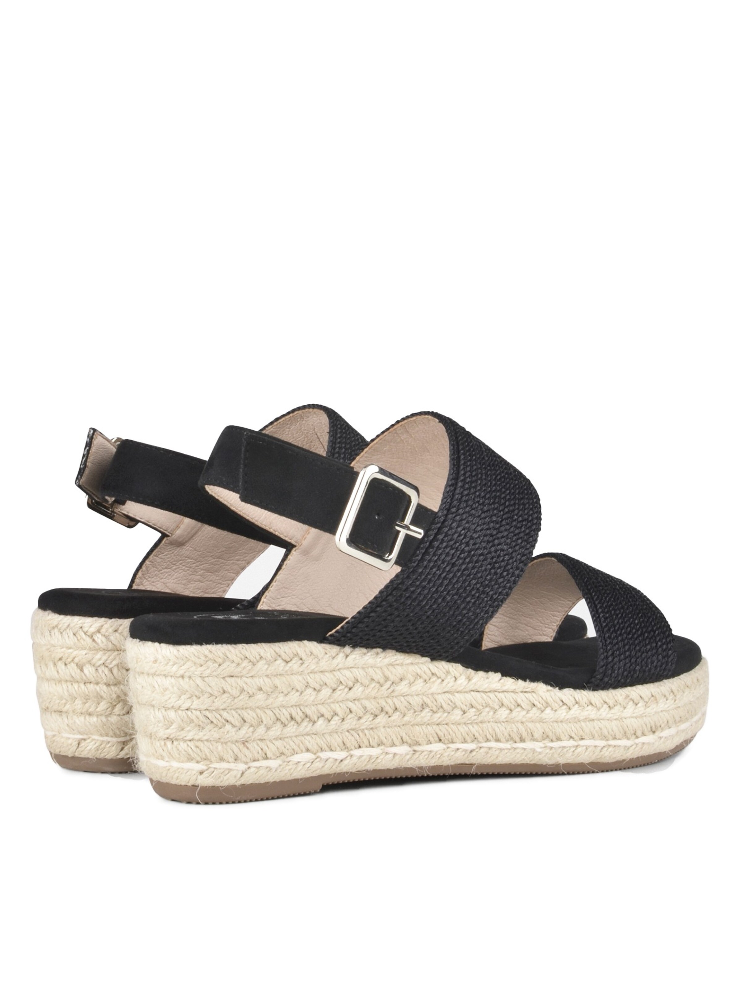 Sandales à lanières 'CETO' POSH by Poelman en noir