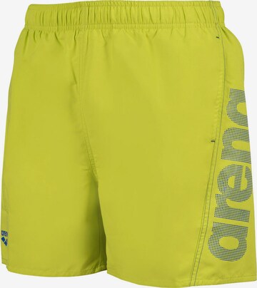 ARENA Swim Trunks in Green: front