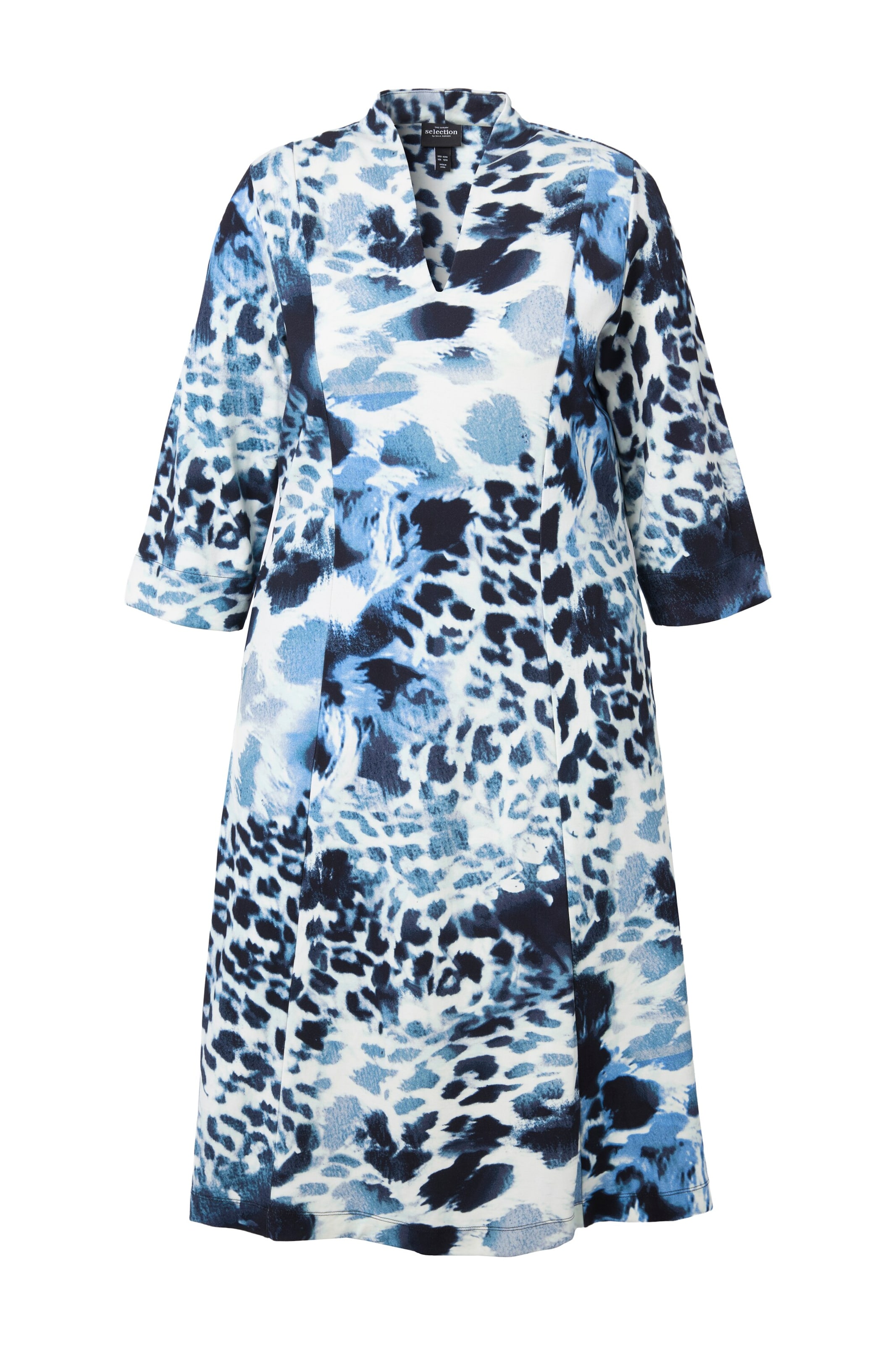 Ulla Popken Jurk in Zwart: voorkant