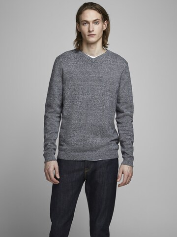 JACK & JONES Pulover | siva barva: sprednja stran