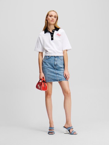 KARL LAGERFELD JEANS - Falda en azul