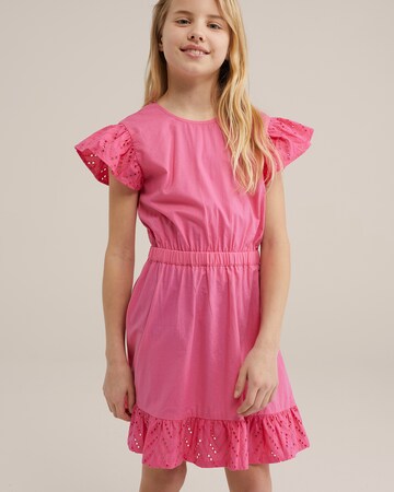 WE Fashion Dress in Pink: front