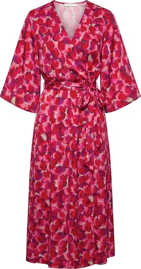 Suknelė 'Louisa' iš Guido Maria Kretschmer Curvy, spalva – kremo / purpurinė / rausvai raudona, Prekių apžvalga