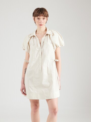 3.1 Phillip Lim Платье в Бежевый: спереди