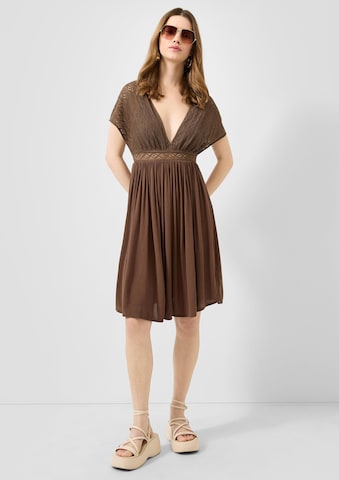 QS Jurk in Bruin
