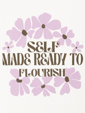 Maglietta 'ILUSTRA' di MANGO in bianco