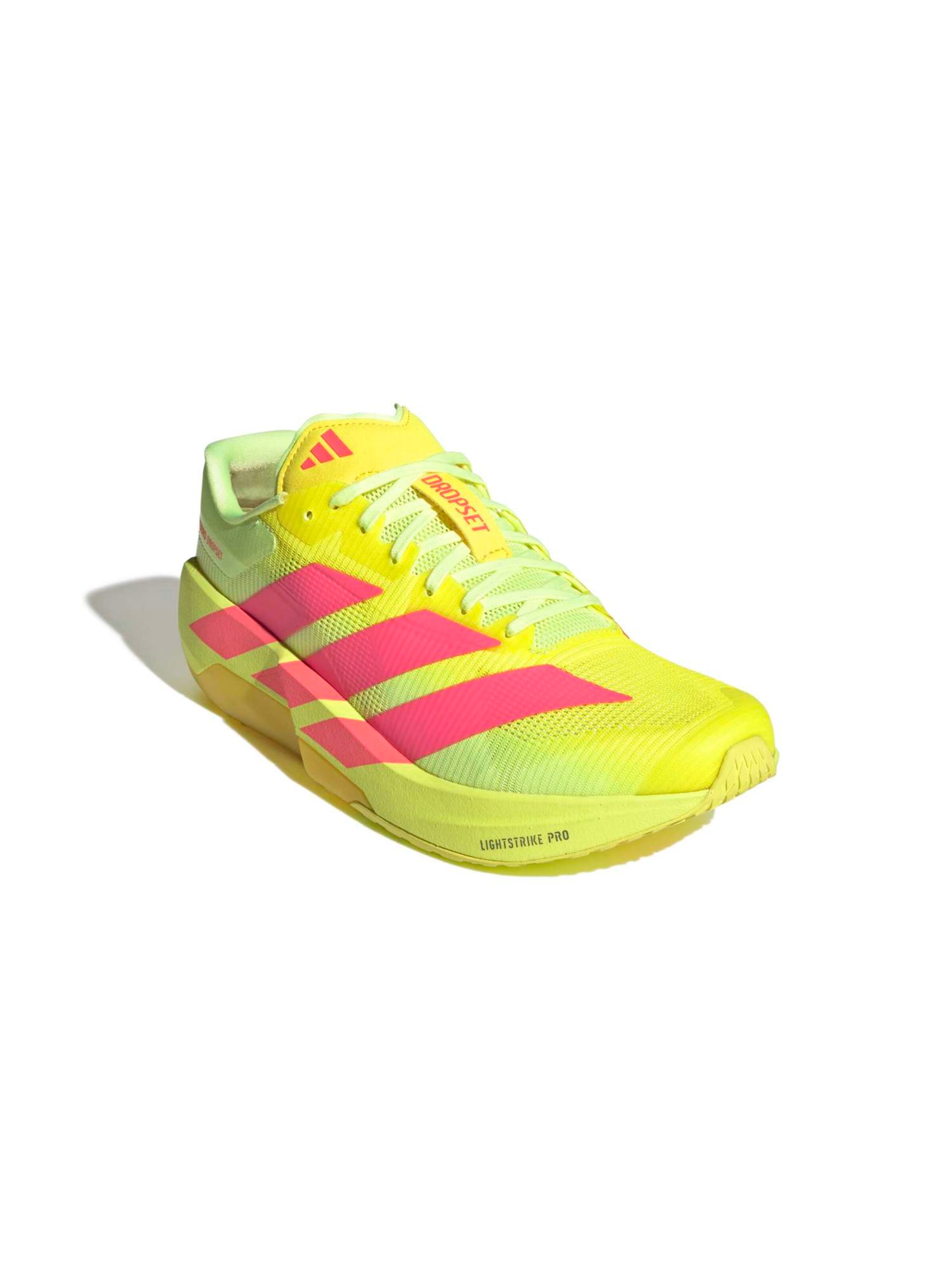 ADIDAS PERFORMANCE - Sapatilha de desporto 'ADIZERO DROPSET PRO' em amarelo: frente
