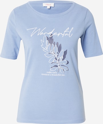 s.Oliver T-Shirt in Blau: predná strana