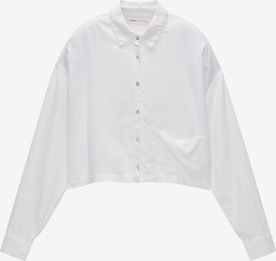 Bluză Pull&Bear pe alb, Vizualizare produs