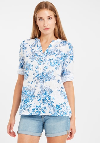 b.young Tunic 'Henri' in Blue: front