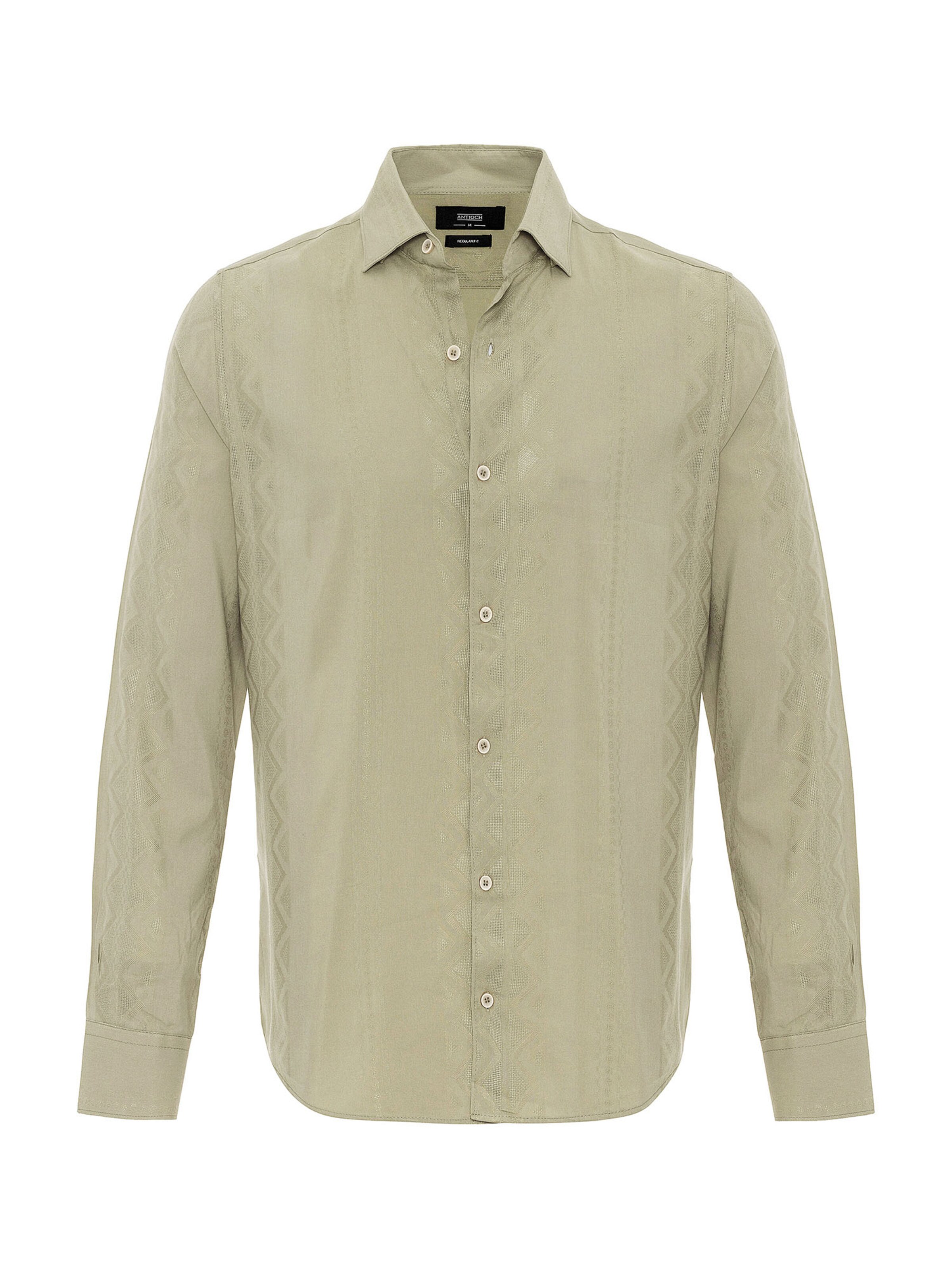 Antioch Regular fit Overhemd in Groen: voorkant