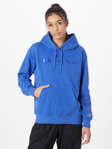 Champion Authentic Athletic Apparel Sweatshirt in Blue: front