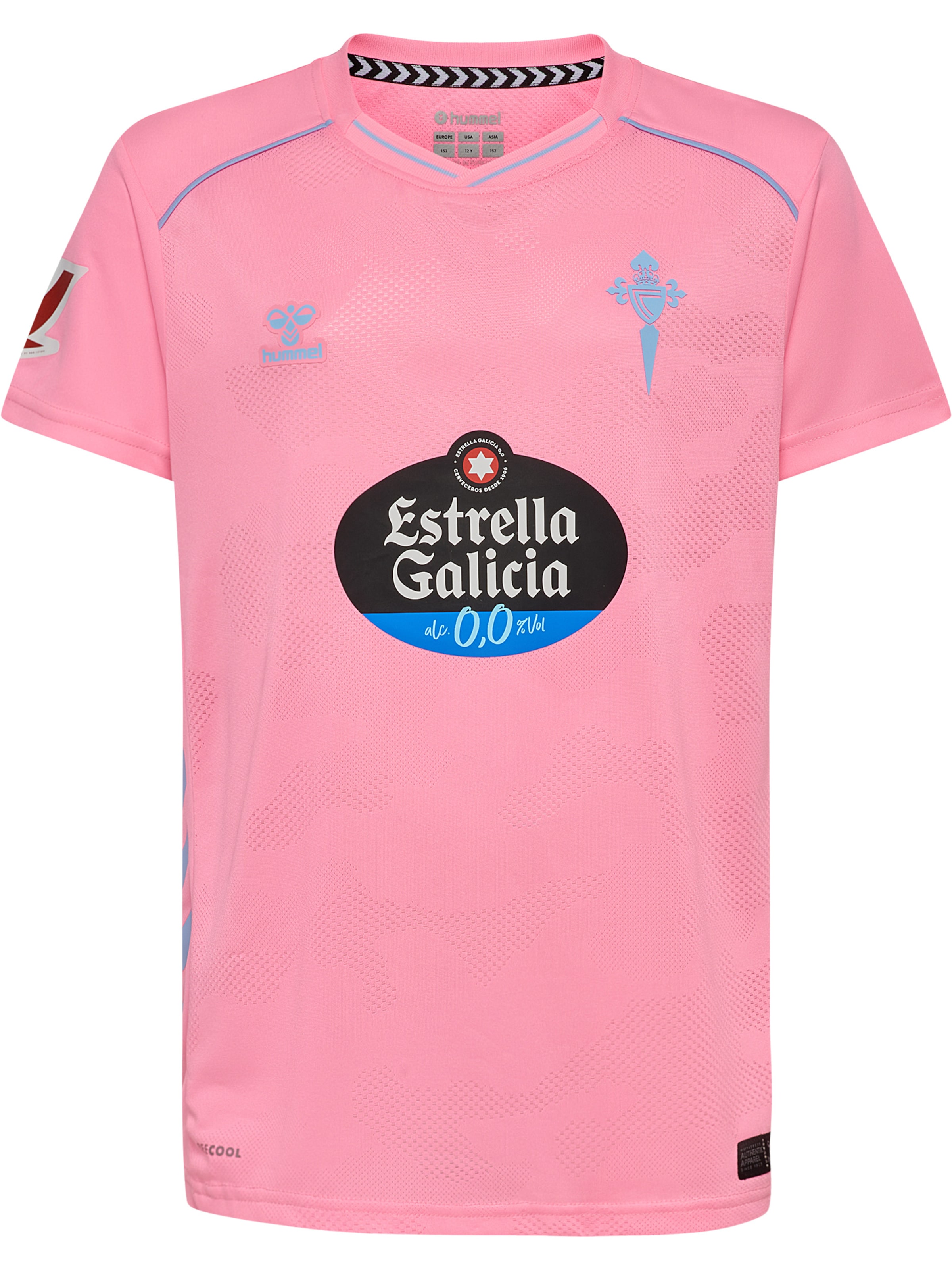 T-Shirt fonctionnel 'RC CELTA VIGO' Hummel en rose : devant