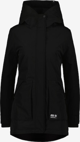 alife & kickin Vinterjacka 'Flora' i svart: framsida